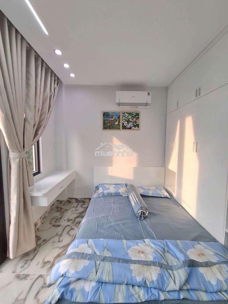 Nhà khu đồng bộ có thang máy 1 sẹc hương lộ 2 dt 4x19m lửng 3 lầu 5pn. - 4