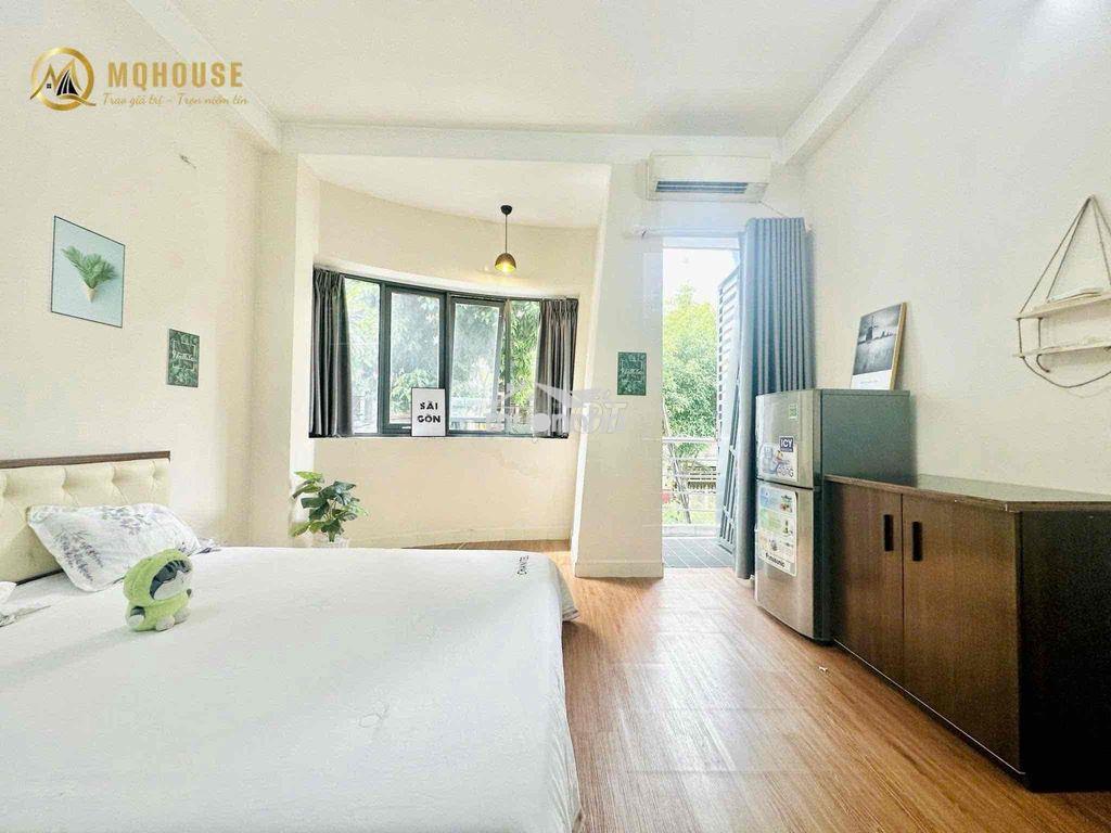 Cho thuê studio ban công full nội thất nhà cạnh công viên siêu thoáng - 2