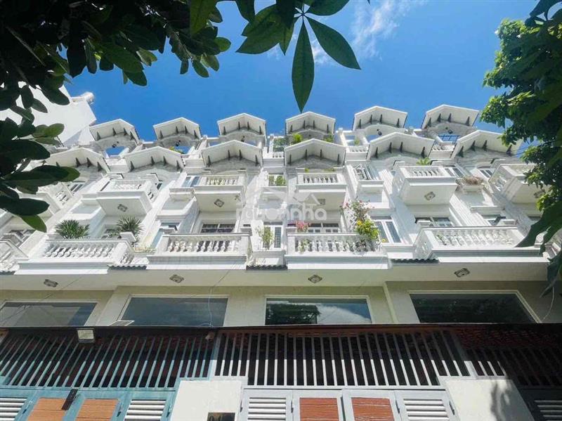 Cho thuê nhà phan văn trị p10(4x16) lửng , 3 lầu , 5pn , 5wc