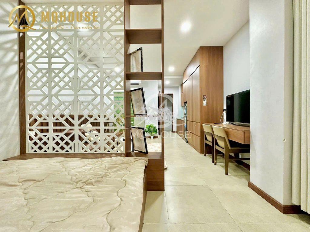 Studio ban công 40m² full nt, thang máy, hầm xe rộng trục lê văn sỹ - 2
