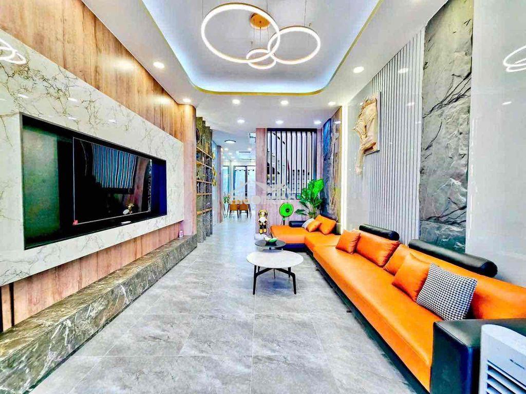 Nhà full nội thất 1 trệt 2 lầu 4pn 5wc 4x25m huỳnh tấn phát quận 7 - 3