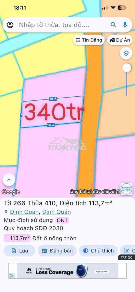 Bán đất nền full thổ tại nút giao gia canh