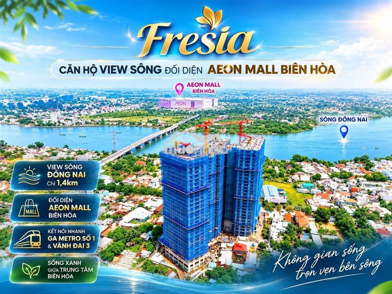 Ch 2pn 2wc 51,5m2  ck 4%, vay 75% tt 25% nhận nhà, gần aeon mall