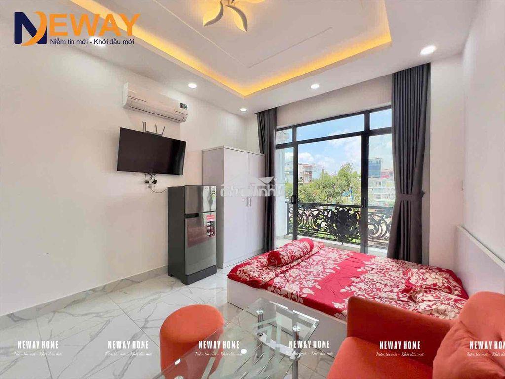 Studio ban công full nội thất siêu mới, toà thang máy gần cầu ông lãnh - 3
