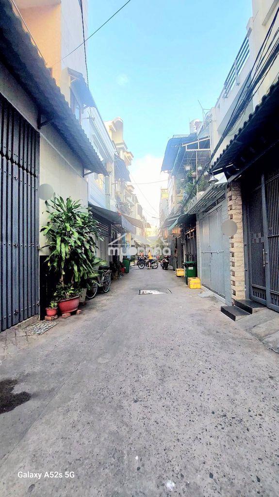 2mt hẻm trước sau thạch lam 4,1x20m cn 82m2 2 tầng mới 3pn giá 6.5 tỷ