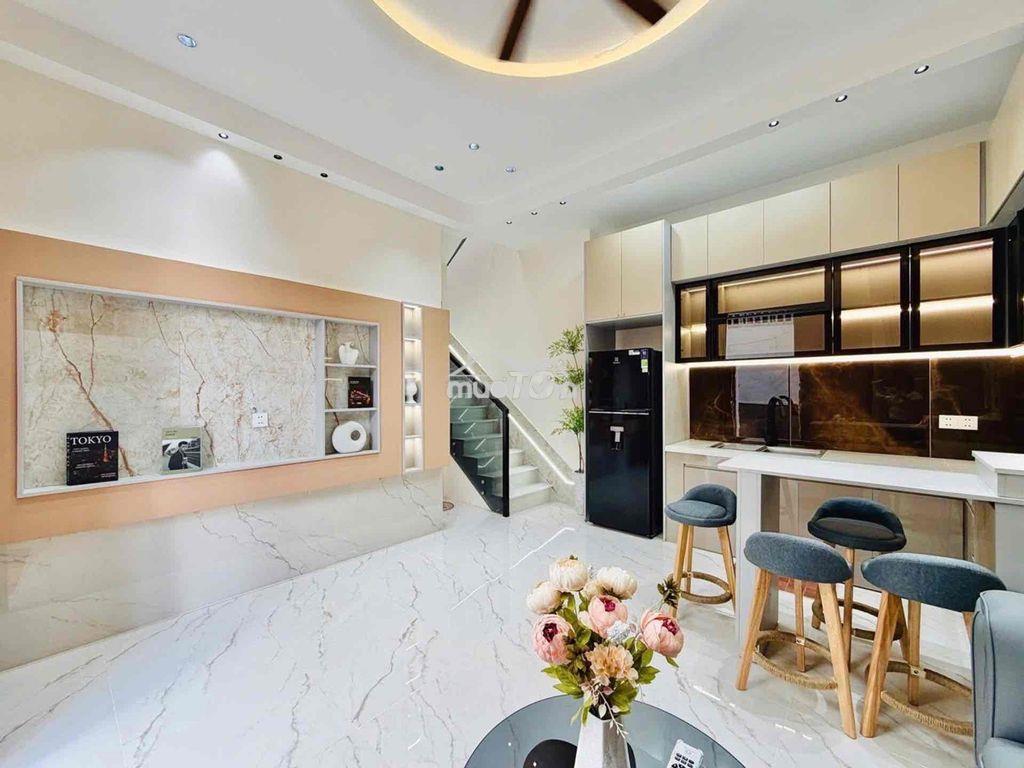 Nhà đẹp quang trung xe hơi tới cửu 2tầng 40m2 - 2