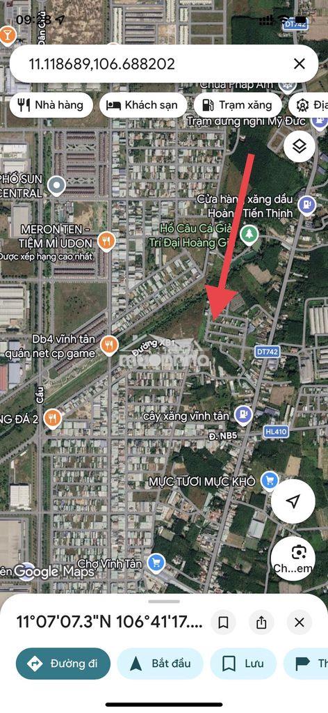 Bán đất vĩnh tân, sát thành phố mới và kcnvsip 2 giá chỉ 1 050, sổ sẵn