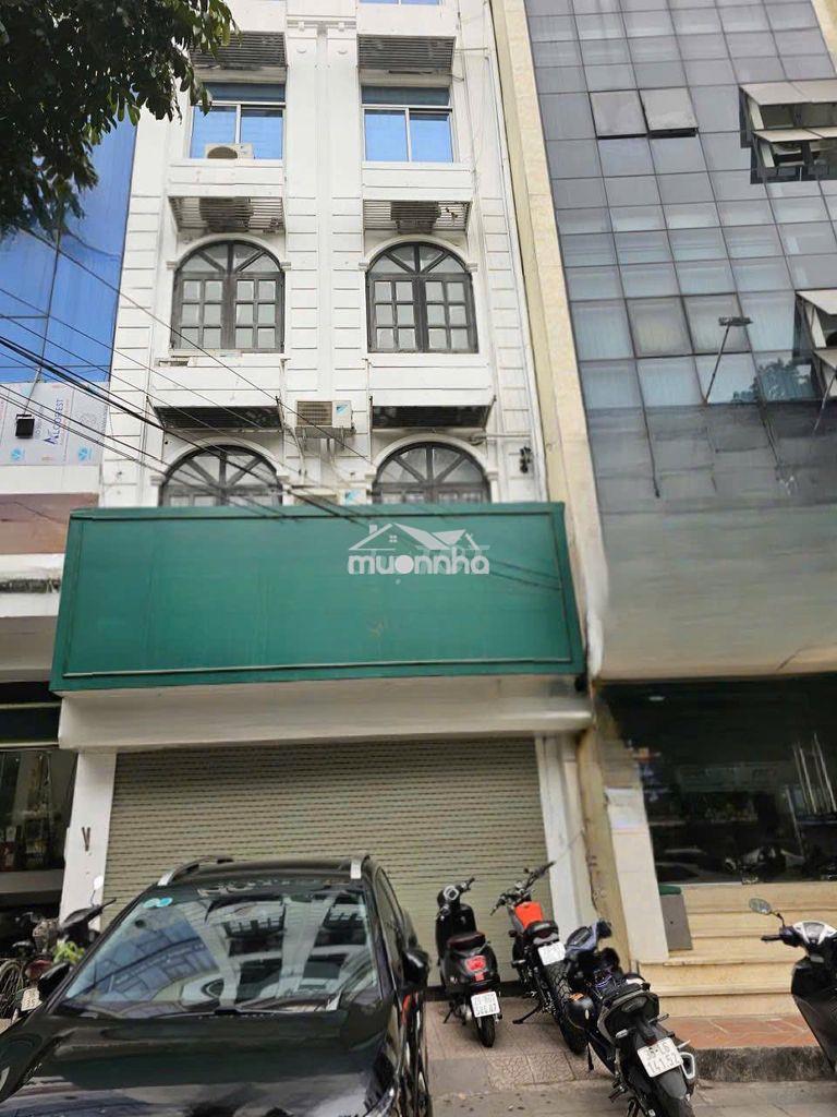 Nhà mặt phố nguyễn văn huyên. dt 70m2 x 6 tầng thông, thang máy, mt 6m