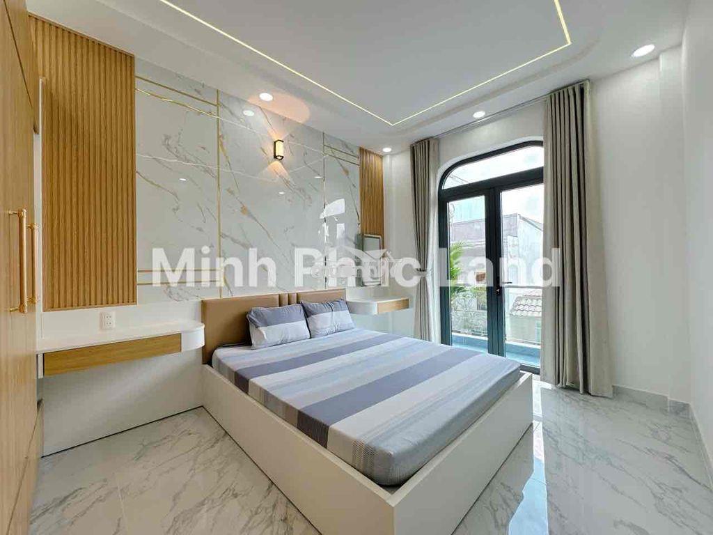 Nhà mới đẹp – ngang 6,4m – 64m2 4 tầng 5pn - giáp quận 7 - 4