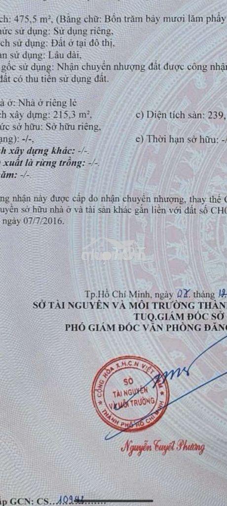 Cực tốt bán đất tặng biệt thự siêu cổ mặt tiền đường số lâm văn bền - 2