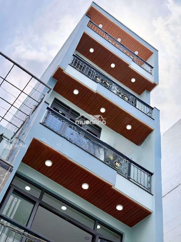 Nhà mới xây đường tân sơn nhì 4x17m, 3 lầu, st, 6pn, 6wc, giá 20 triệu