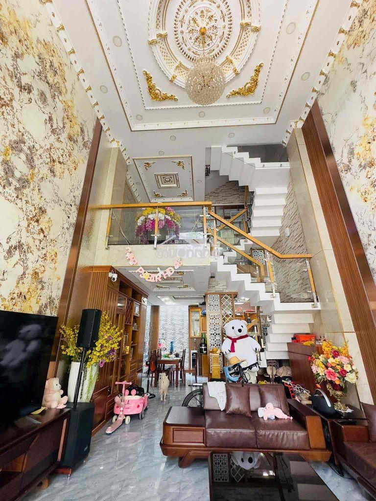 Nhà khu vip_ hẻm 8m_vỉa hè 2 bên_4x15_5pn_full nội thất - Ảnh 2