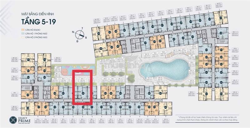 Bán gấp căn 1pn legacy central - thuận giao - 1.42 tỷ (full thuế phí)