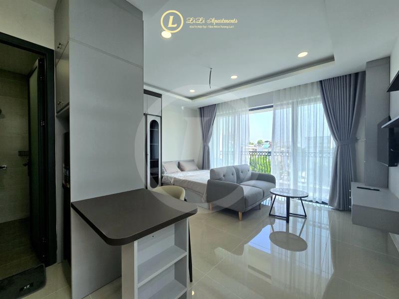 Cho thuê căn hộ ban công, full nội thất cao cấp, tách bếp an khánh, quận 2 gần cầu sài gòn 