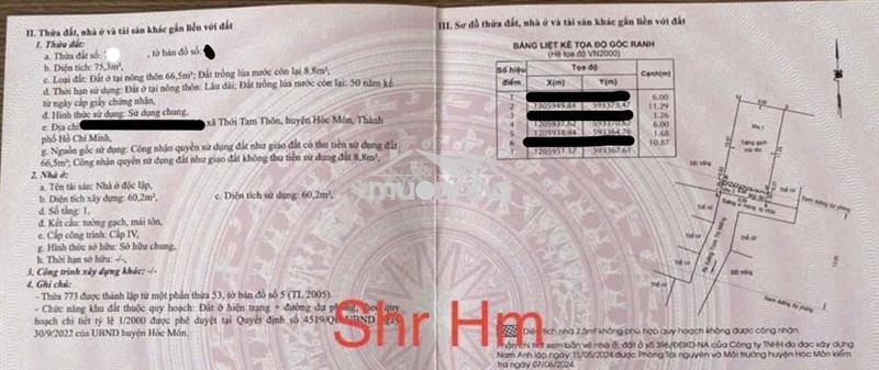 Bán gấp nhà 75m2, 1tỷ35, nguyễn thị ngâu, hóc môn, gần chợ thới từ