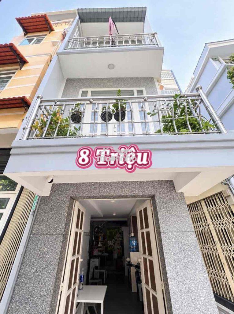Cho thuê nhà hẻm huỳnh tấn phát 2 lầu - 2pn - 2 toilet