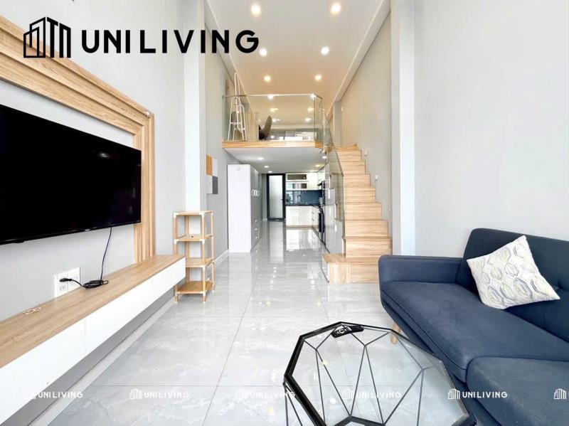 Cho thuê căn hộ duplex ban công full nt ở tân bình