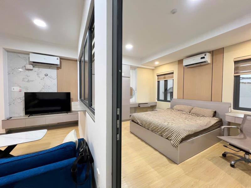 Căn hộ 1pn tách bếp mới 100% nội thất cao cấp, gần phan xích long, chợ bà chiểu, tiện qua q1,3,pn