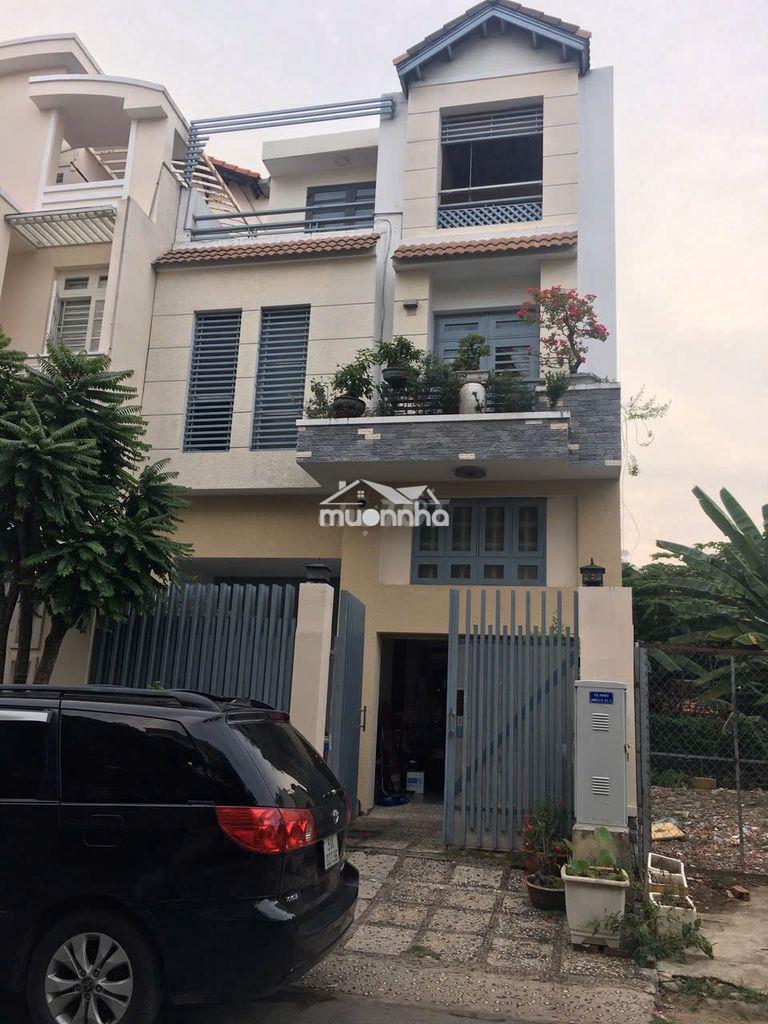 Cho thuê nhà bt 138m2 1 trệt 2l 4pn kdc ven sông hiệp bình chánh 30tr
