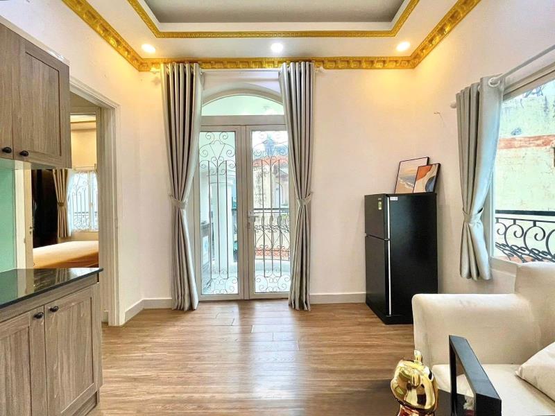 Cho thuê căn hộ dịch vụ, tách bếp, có ban công riêng cửa sổ siêu thoáng - phan đình phùng, phú nhuận, sát bên q1  - Ảnh 2