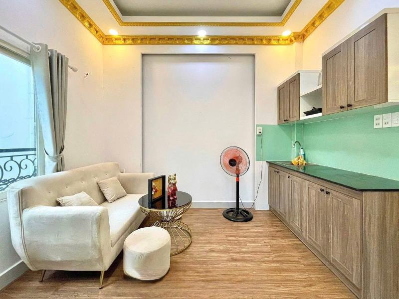 Cho thuê căn hộ dịch vụ, tách bếp, có ban công riêng cửa sổ siêu thoáng - phan đình phùng, phú nhuận, sát bên q1  - Ảnh 4