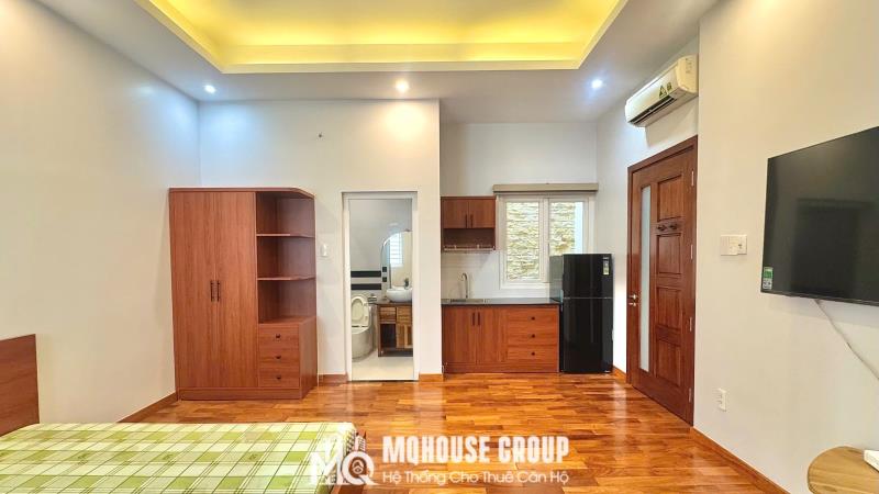 Cho thuê studio 30m2 new 100% ngay ngã tư phú nhuận - phố ẩm thực phan xích long - chợ bà chiểu - Ảnh 4