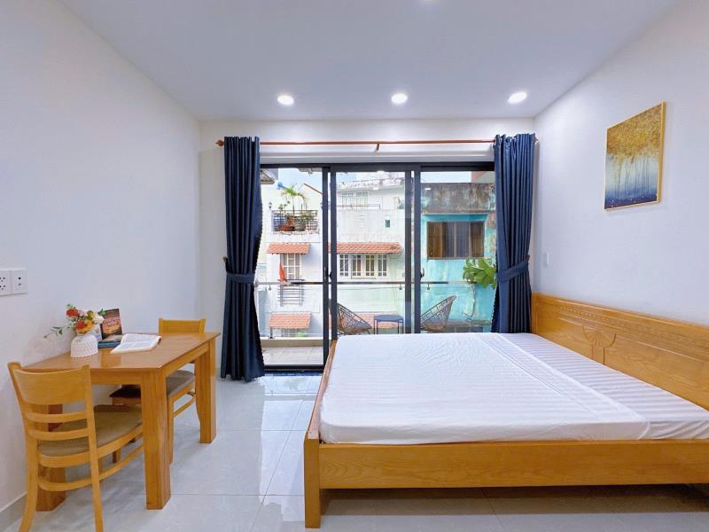 Cho thuê căn hộ bancol 35m2 full nội thất nằm gần lotte mart vivo city ufm tdtu rmit nttu quận 7 - Ảnh 3