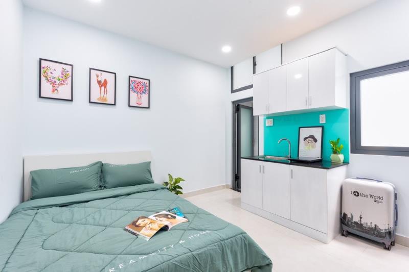 Phòng đẹp thoáng full tiện nghi gần công viên làng hoa gò vấp