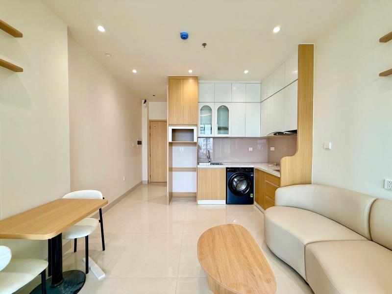 Modern fully furnished 1-bedroom apartment for rent in ho chi minh city ✨ modern and cozy 1-bedroom apartment with a clean, minimalist design. 🏡 apartment features: * fully furnished * bright and - Ảnh 4