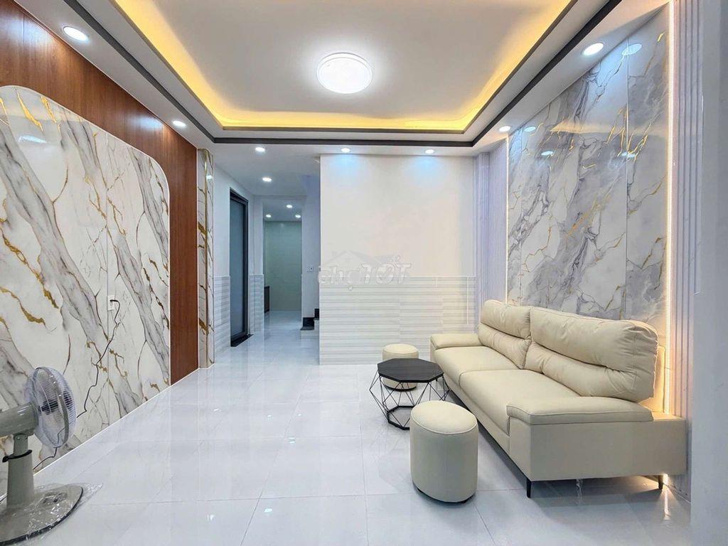 Lô góc hẻm xe tải ngay ngã tư 4 xã (5,5x11m) 2 tầng nội thất siêu đẹp - Ảnh 3