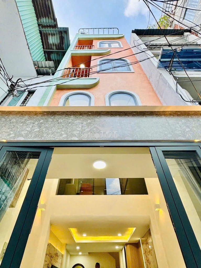 Nhà mới ở ngay nguyễn chí thanh, 36m2, 4 tầng đúc, 3pn ,gần bv chợ rẫy