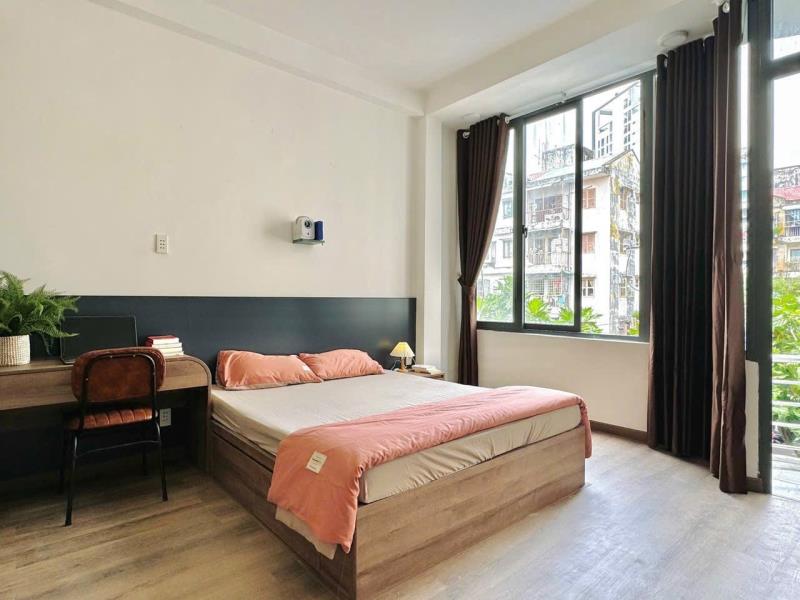 Phòng 45m² ban công thoáng rộng – full nội thất cao cấp mới keng | giáp q1 – hoàng sa