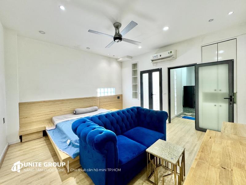Căn hộ 1 phòng ngủ, full nội thất, rộng rải, sáng sủa, thoáng mát, phù hợp gia đình 3-4 người, trên đường bùi thị xuân, tân bình,  - Ảnh 3