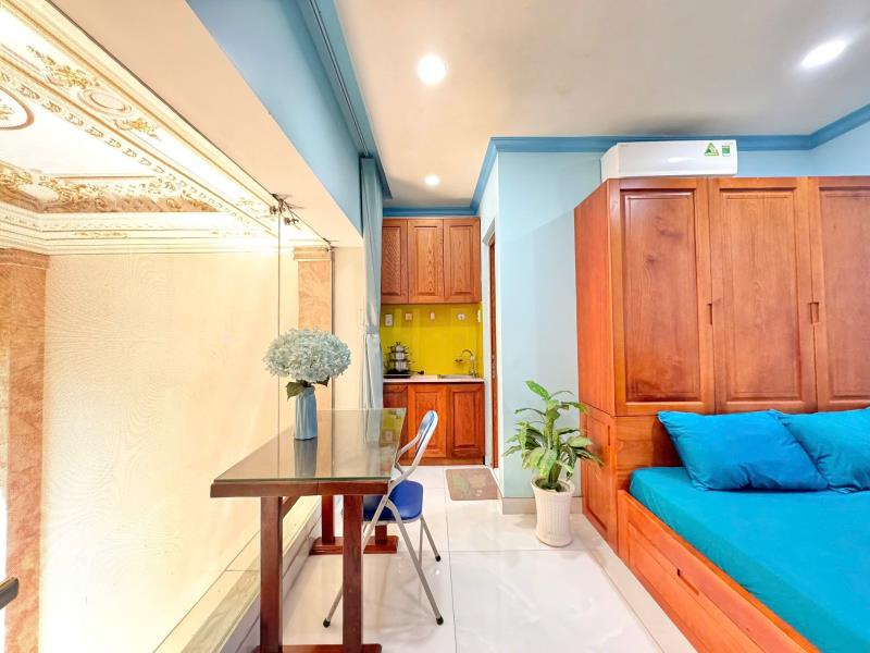 Căn hộ xây mới 100% full nội thất tại lý thường kiệt gần big c, đh bách khoa, đh y dược tp.hcm