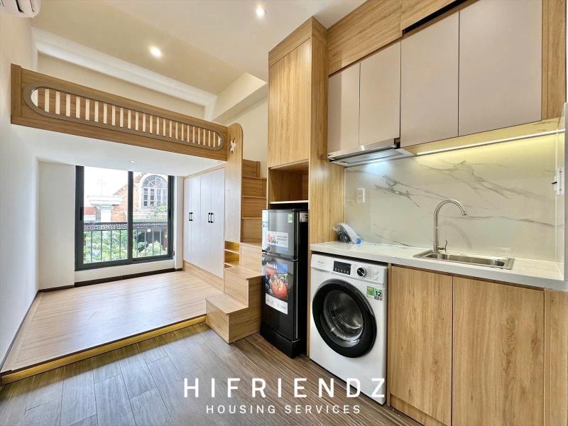 Duplex có gu chia được 2 không gian | full nội thất | toà nhà thang máy | ngay ngã tư bảy hiền