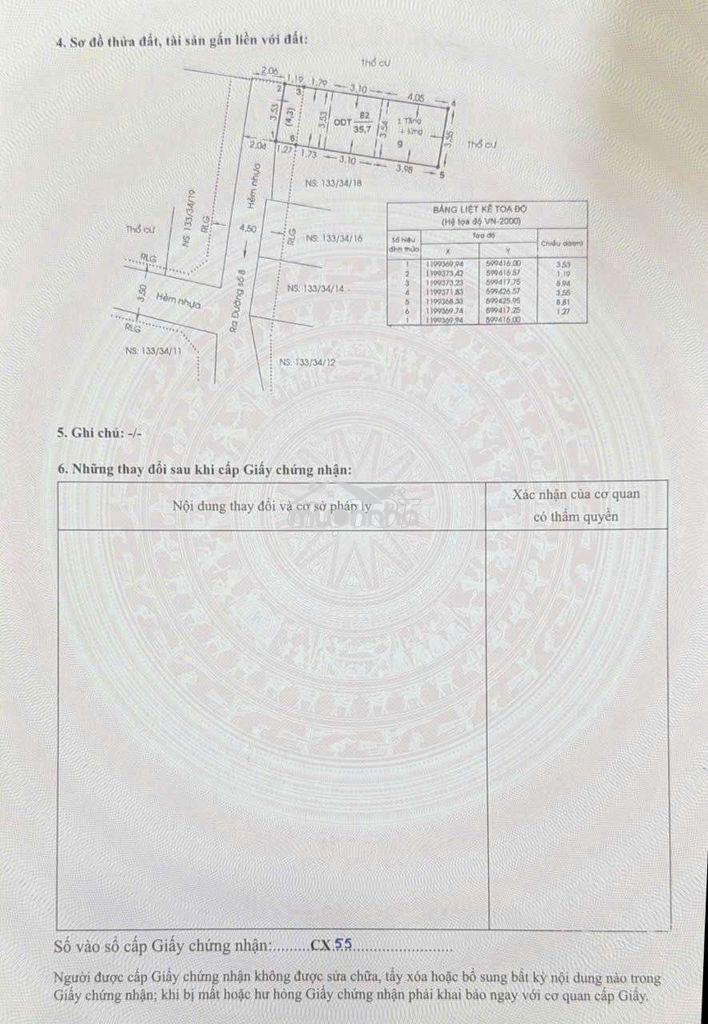 Nhà sổ hồng riêng kdc đường số 8, phường 11, gv (cũ) - Ảnh 2