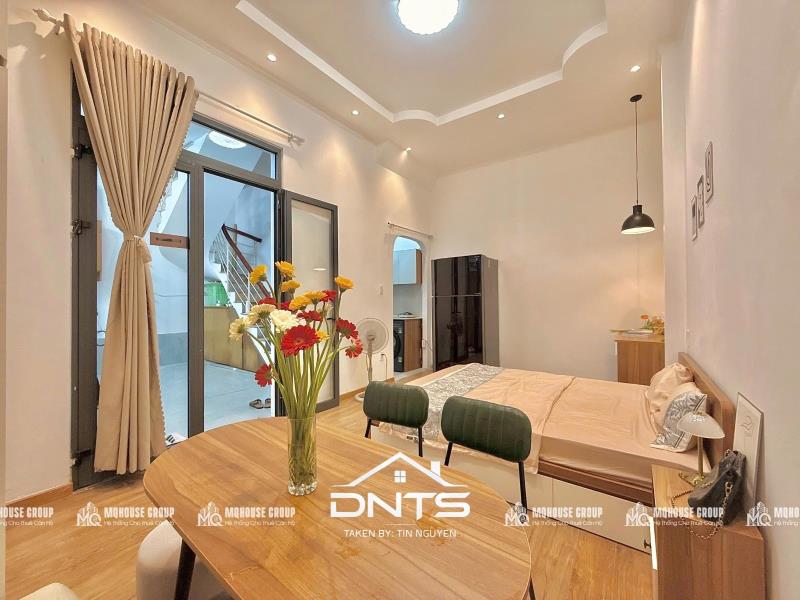 1 phòng ngủ cho thuê chdv cao câp ,gần bv tâm anh ,cv hoàng văn thụ vòng xoay lăng cha cả ,tiện nghi vào trung tâm
