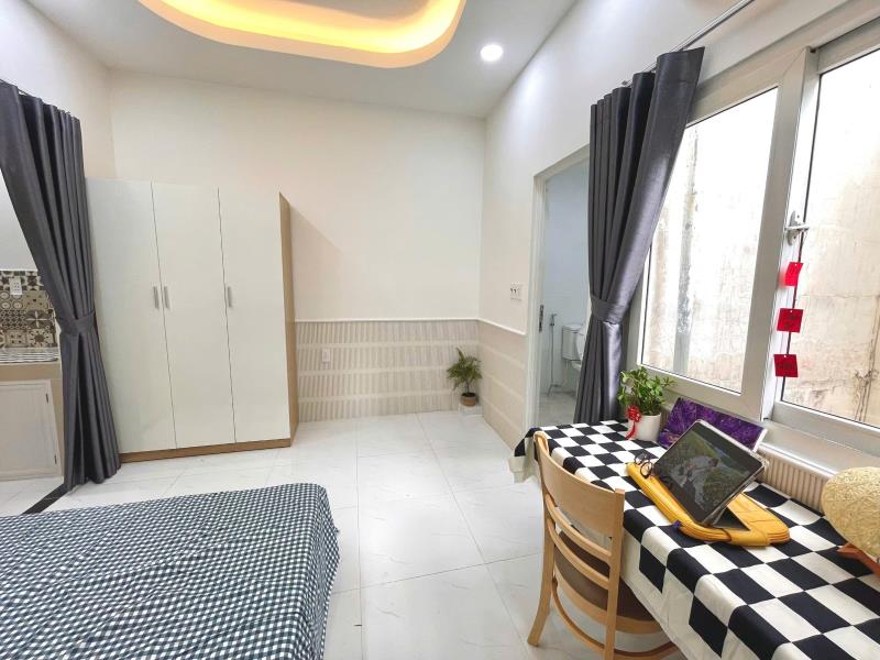 Cho thuê căn hộ mới 1pn có cửa sổ chu văn an - bình thạnh - Ảnh 4