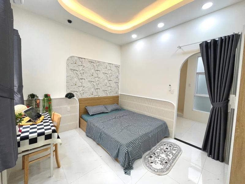 Căn hộ 1 phòng ngủ tách bếp, cửa sổ thoáng, chu văn an bình thạnh gần quận 1,3 vlu hutech