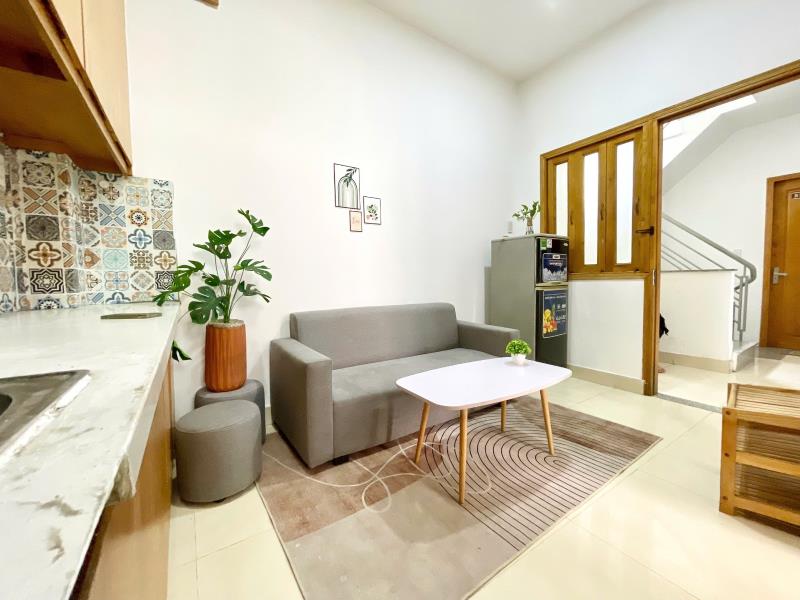 1 phòng ngủ full nội thất mới siêu thoáng, thang máy ngay chợ bà chiểu giáp quận 1- nơ trang long, bình thạnh - Ảnh 2