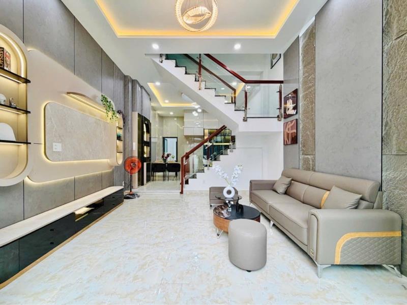 Nhà bán phạm văn chiêu 2 tầng 4 pn, 78m2, sổ hồng riêng