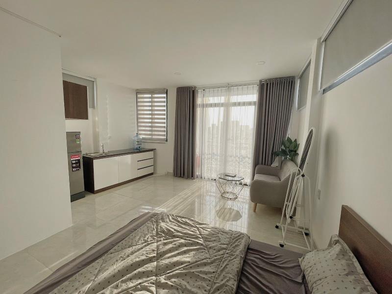 Căn hộ gần nguyễn văn đậu thang máy hầm xe bancol lớn siêu rộng 30m2 - Ảnh 4