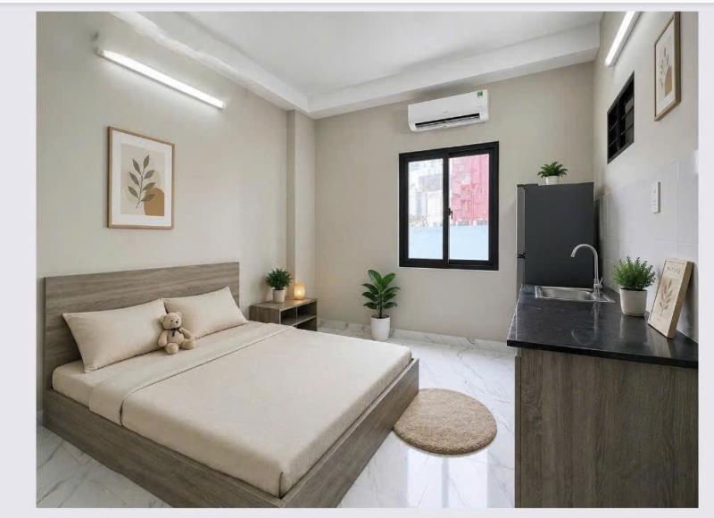 Cho thuê phòng bình thạnh, full nội thất, thoáng mát, ban công riêng, gần điện biên phủ, hàng xanh, hutech, uef, gtvt,.. - Ảnh 2