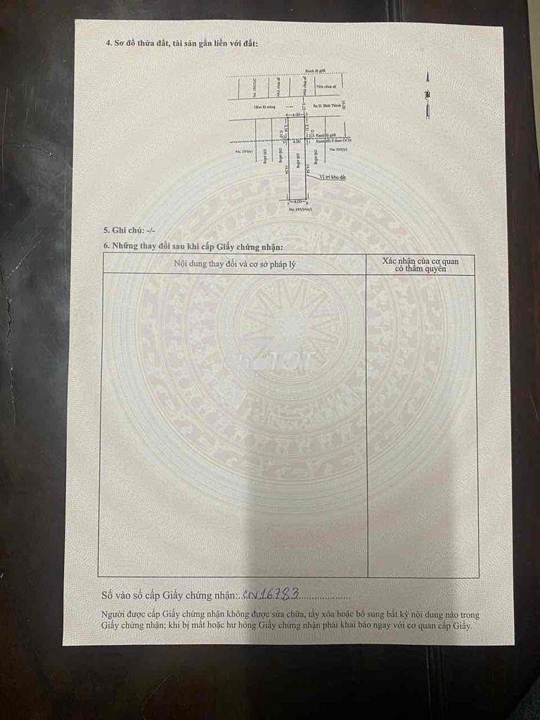 Bán nhà sổ riêng 3 lô, mỗi lô 4x20 tại đường 399/39a bình thành, bhh - Ảnh 4