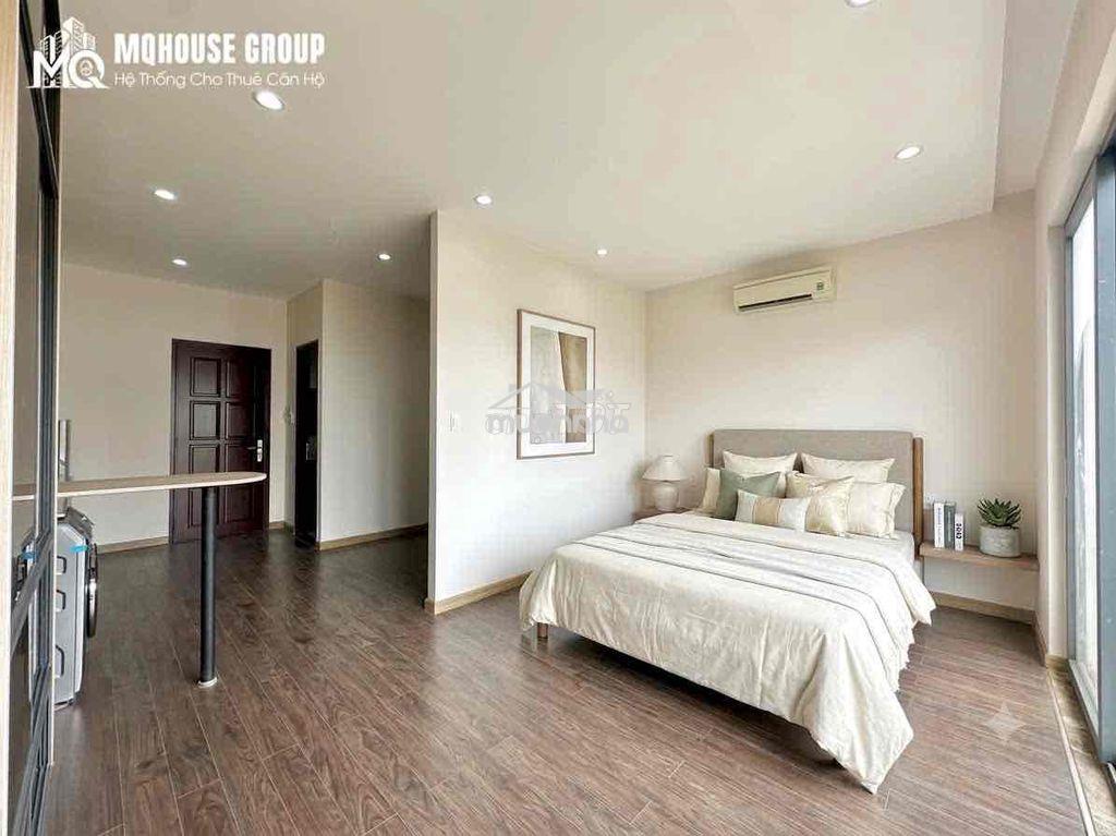 Cho thuê chdv ban công 35m2 nội thất tiện nghi ngay toà nhà viettel - 3