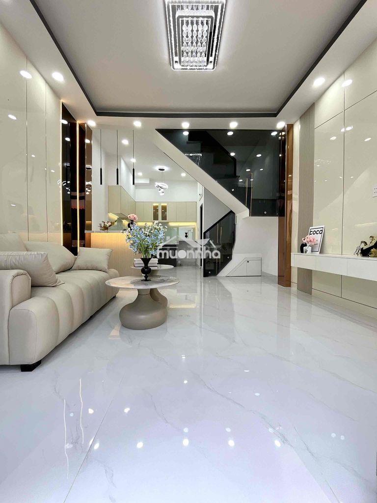 Nhà đúc thật 20m ra hẻm ô tô đậu 2174 huỳnh tấn phát dt:4x8m 2tầng 2pn - Ảnh 3