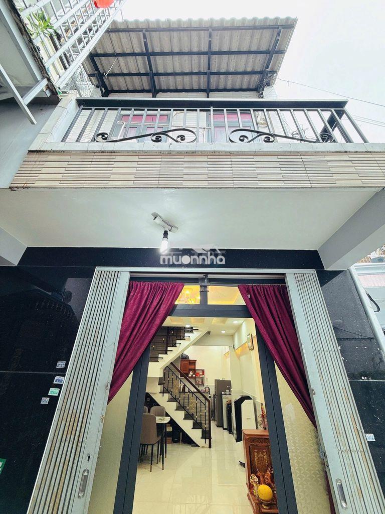 Bán nhà sạch mới hẻm 166 đường dương bá trạc p2 q8 - Ảnh 2