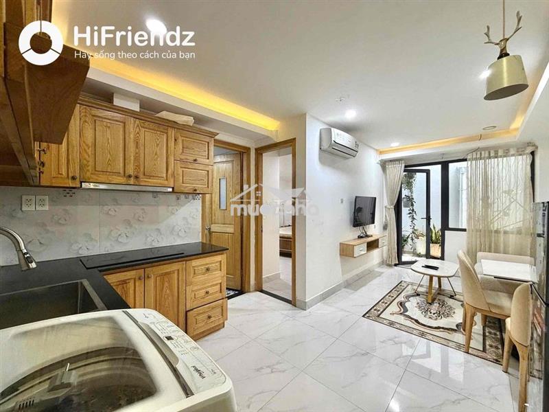 1 phòng ngủ_sân vườn 50m2 đề thám q1(hình thật giá thật)