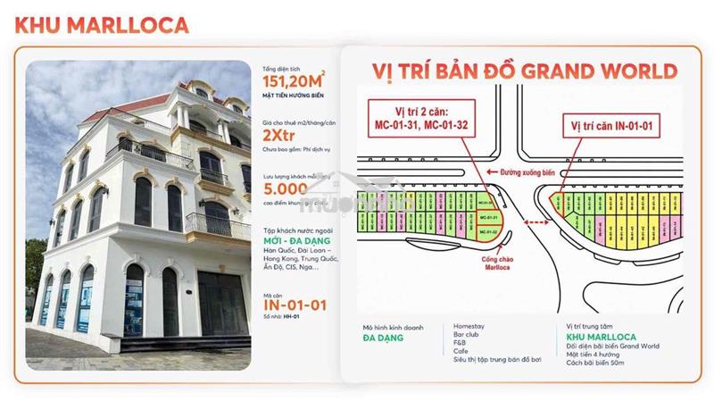 Shophouse hướng biển, cạnh chợ đêm, kinh doanh gì cũng tiện