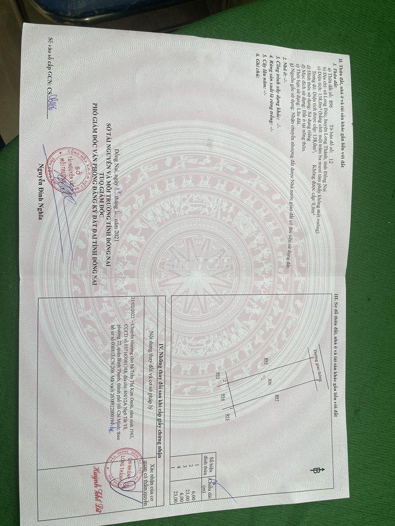 Bán đất long thành đồng nai